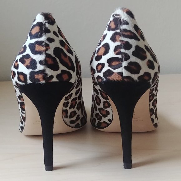 New 🌺 Club Monaco Leopard Print April Heels - Picture 4 of 8